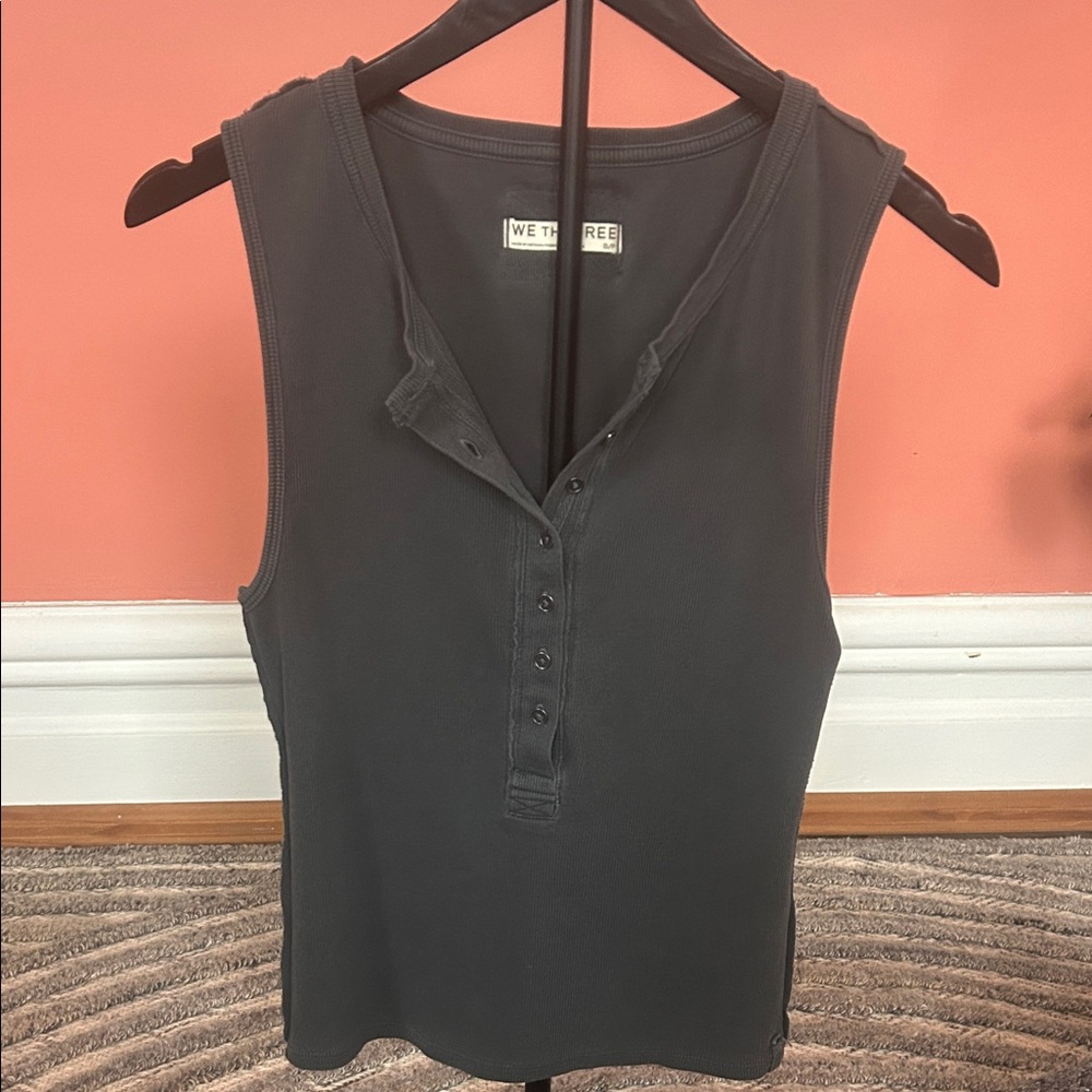 Free people Henley tank top